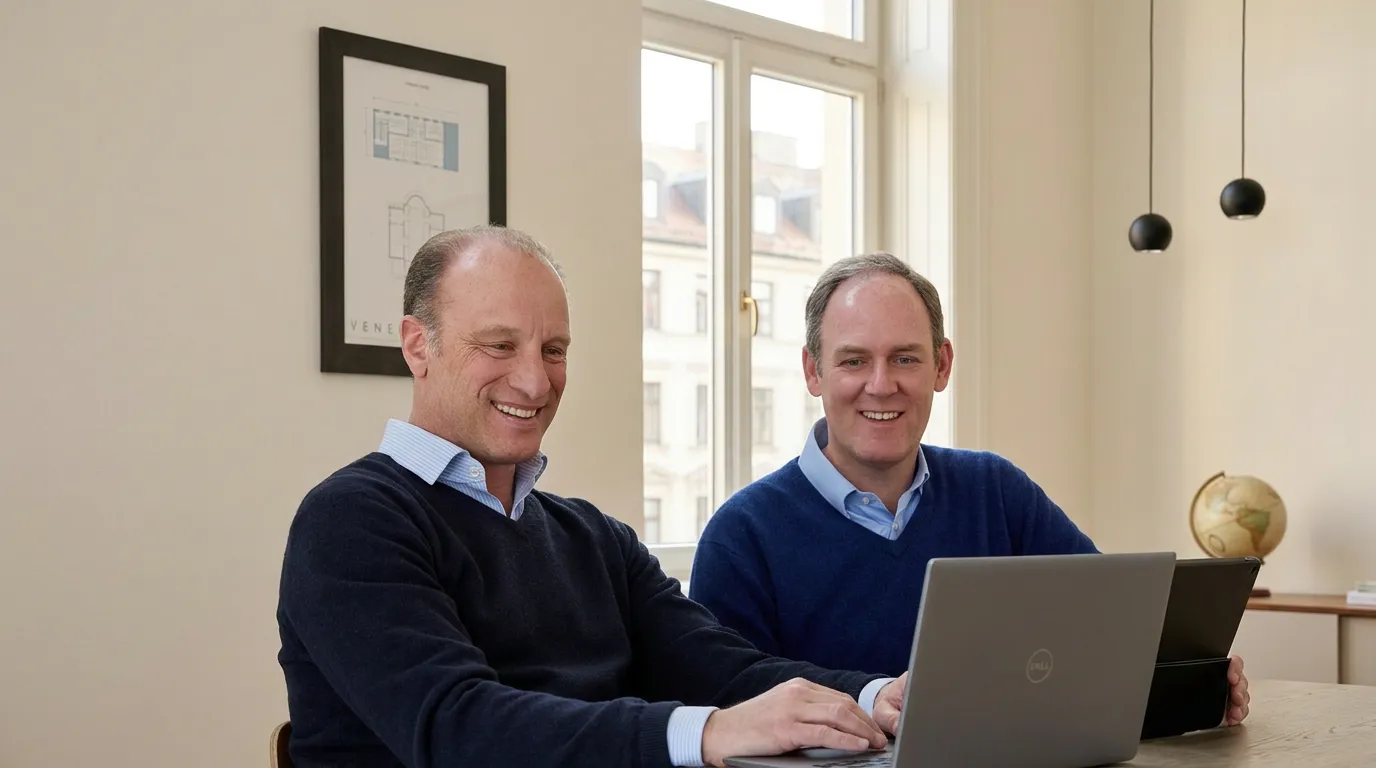 Arveum Intelligenceの創業者、Albrecht SendenとPhilipp Montgelas